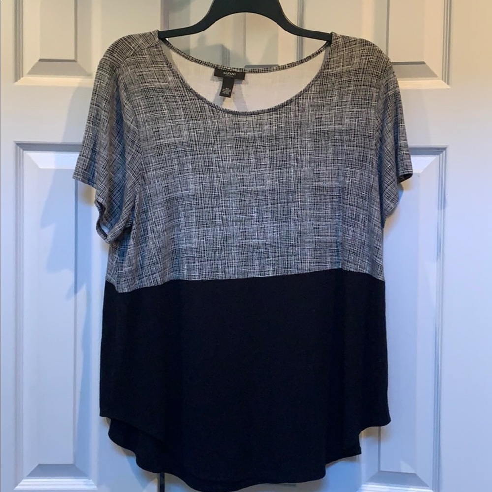 Plus Size Alfani Round Hem T-shirt